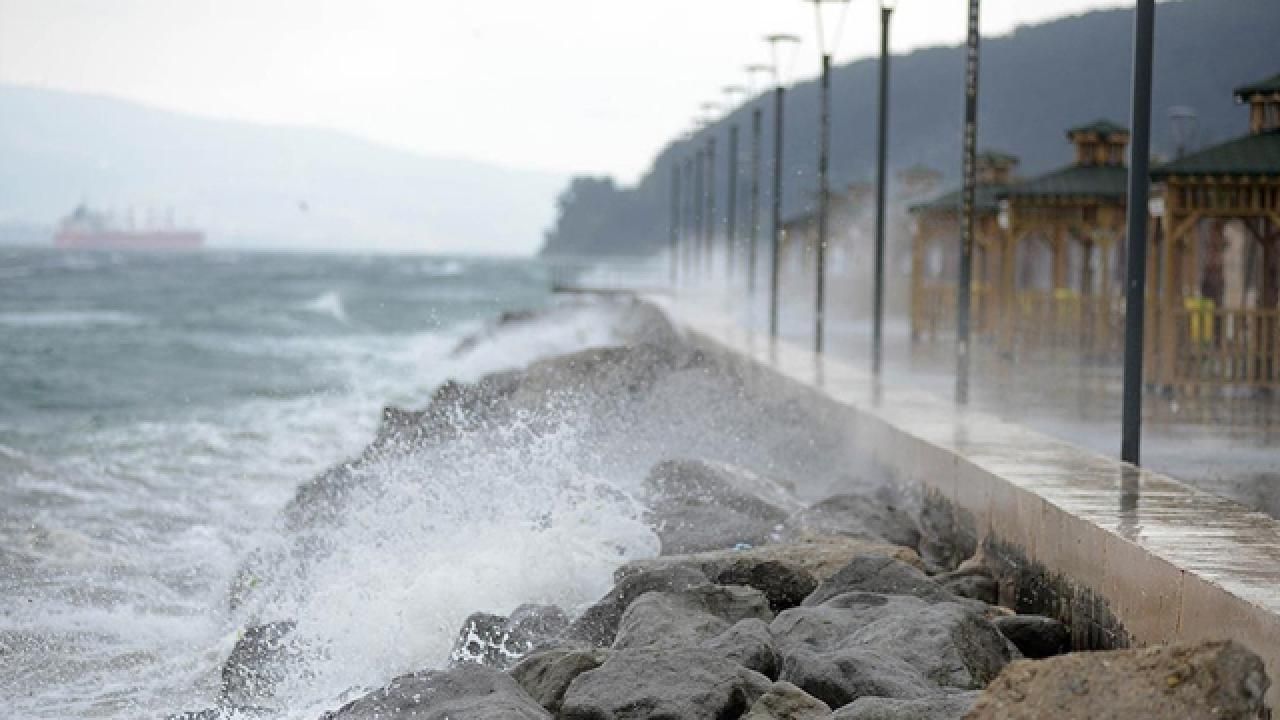 Marmara'ya hafta sonu fırtına uyarısı