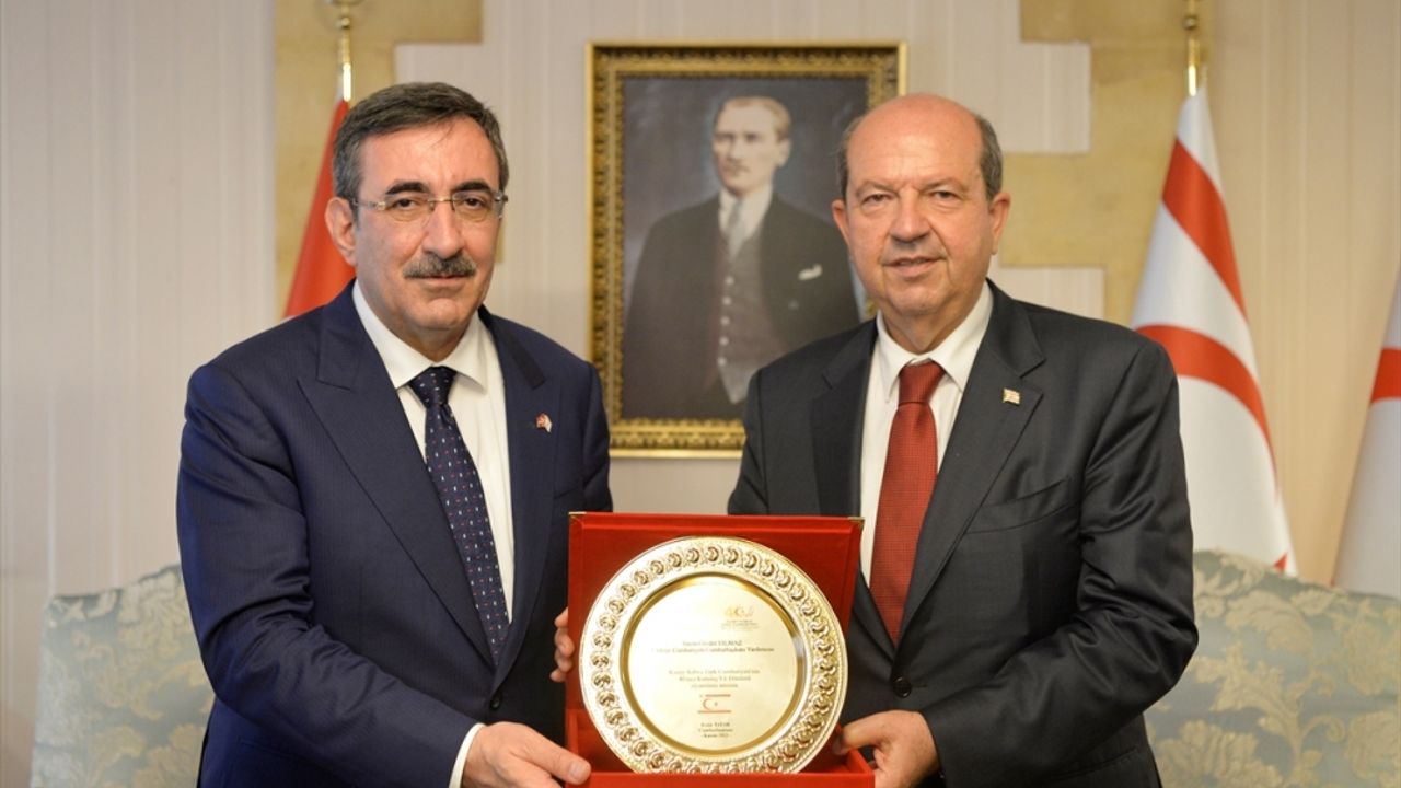 Cevdet Yılmaz, KKTC Cumhurbaşkanı Ersin Tatar ile görüştü