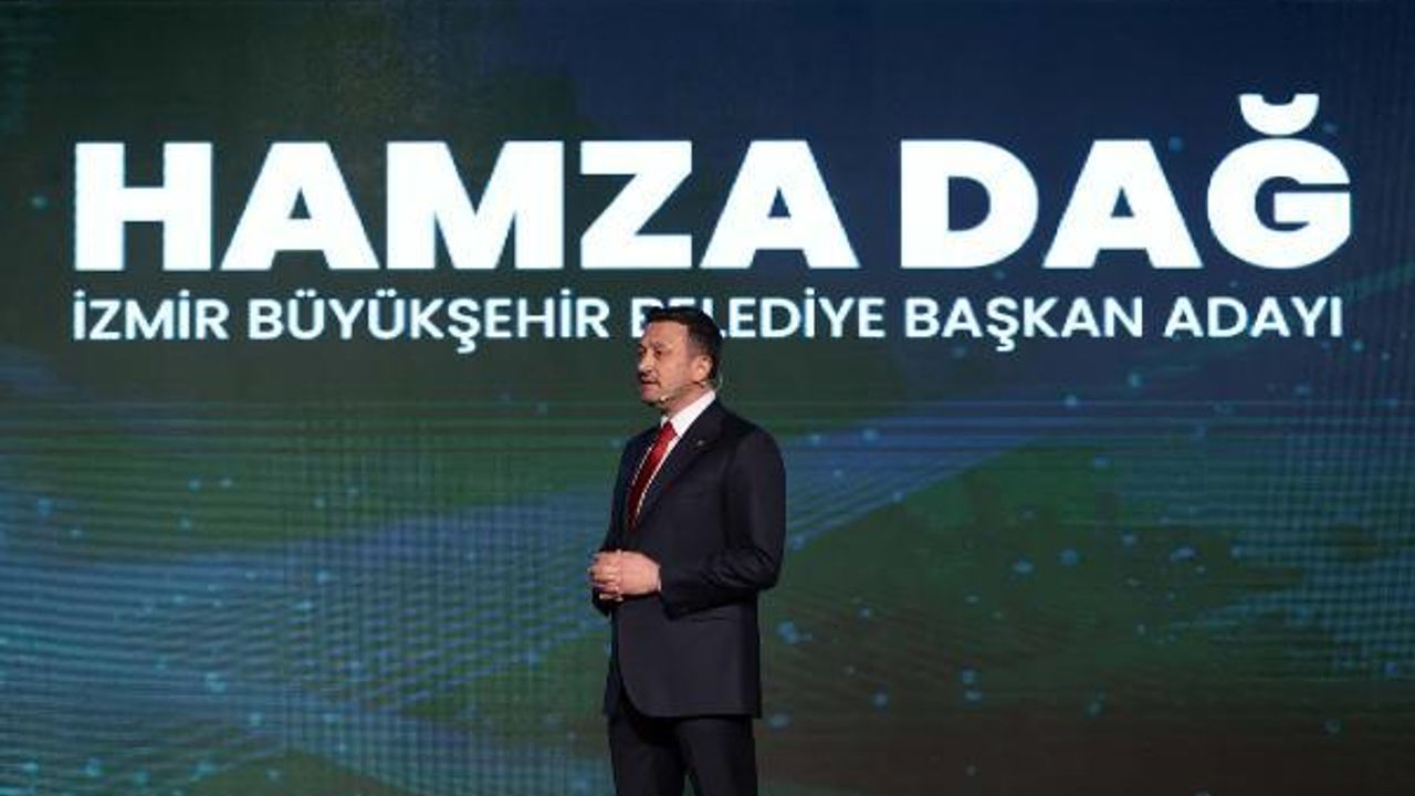 AK Parti'nin İzmir adayı Hamza Dağ, projelerini açıkladı