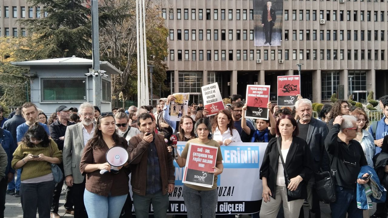 Ankara Adliyesi’nde Hacettepe Üniversitesi öğrencilerine destek eylemi