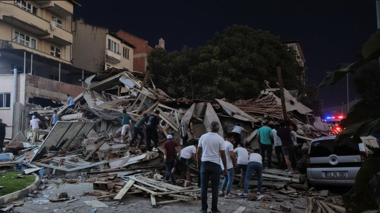 Balıkesir'de 6,1 büyüklüğünde deprem: Beş bina yıkıldı, AFAD’tan riskli yapı uyarısı!