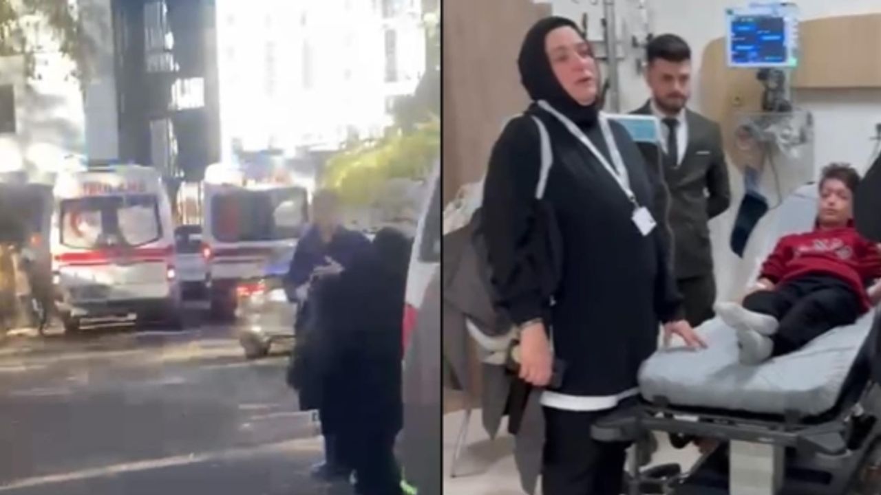 Okul çıkışı izdiham: 21 öğrenci hastanelik oldu!