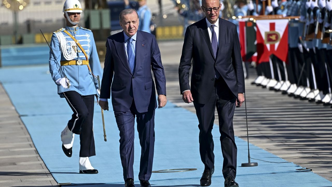 Erdoğan resmi törenle karşıladı: Almanya Başbakanı Merz, Ankara'da