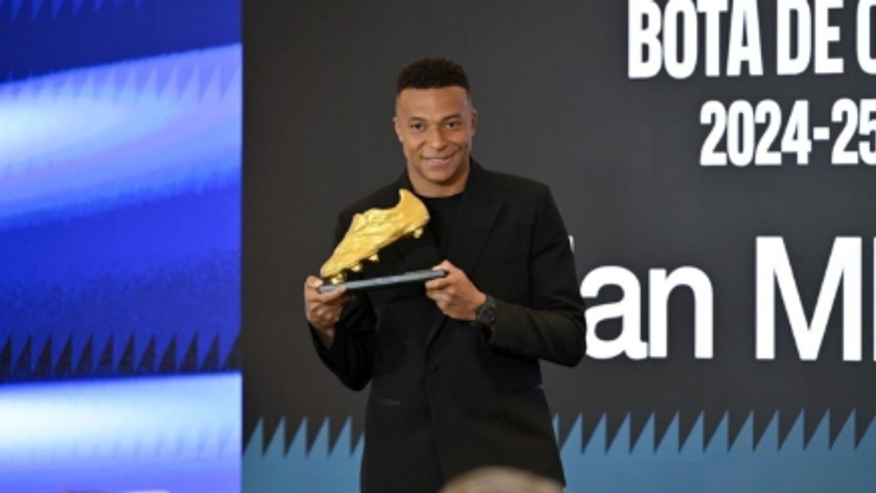Mbappe, Avrupa Altın Ayakkabı ödülünün sahibi oldu