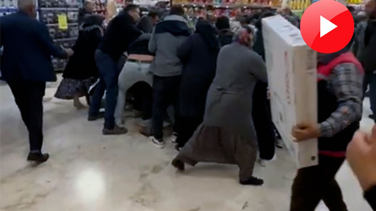 32 ekran televizyonlar bin liraya satışa sunulunca izdiham yaşandı