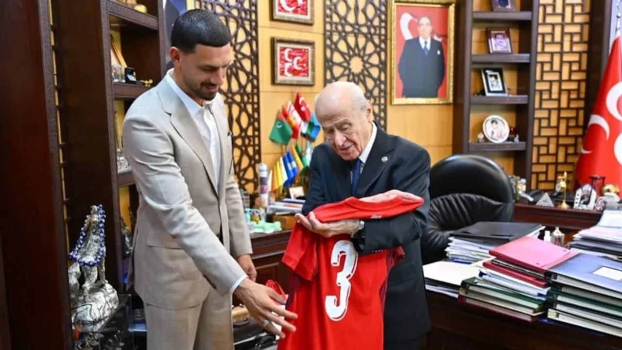 Merih Demiral'dan MHP lideri Devlet Bahçeli'ye ziyaret