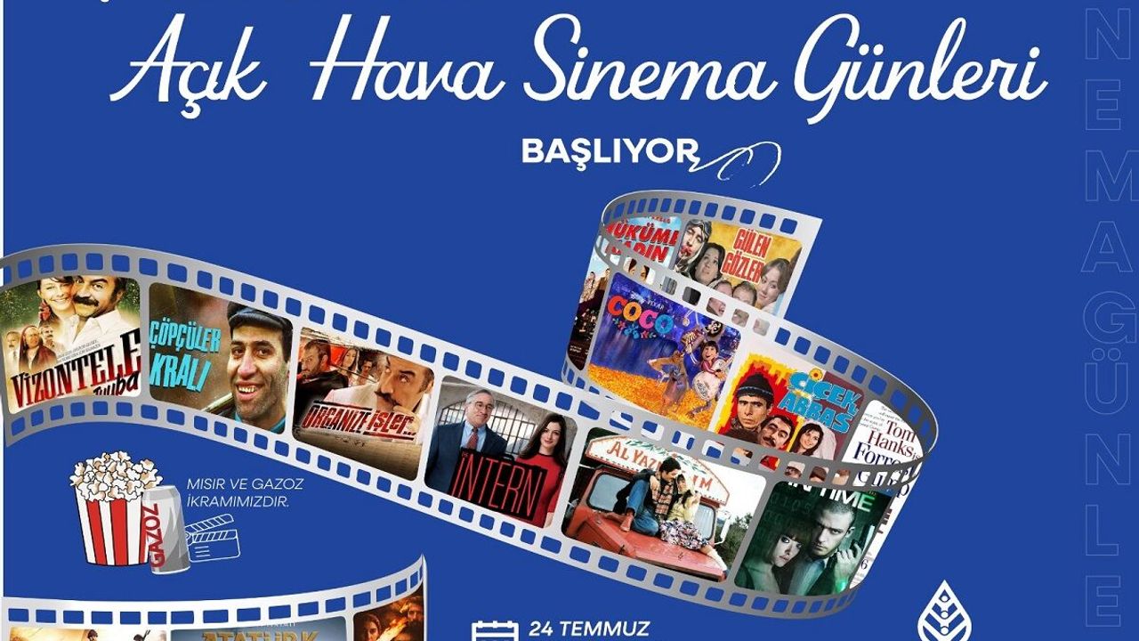 Çankaya Belediyesi Açık Hava Sinema Günleri 24 Temmuz'da başlıyor