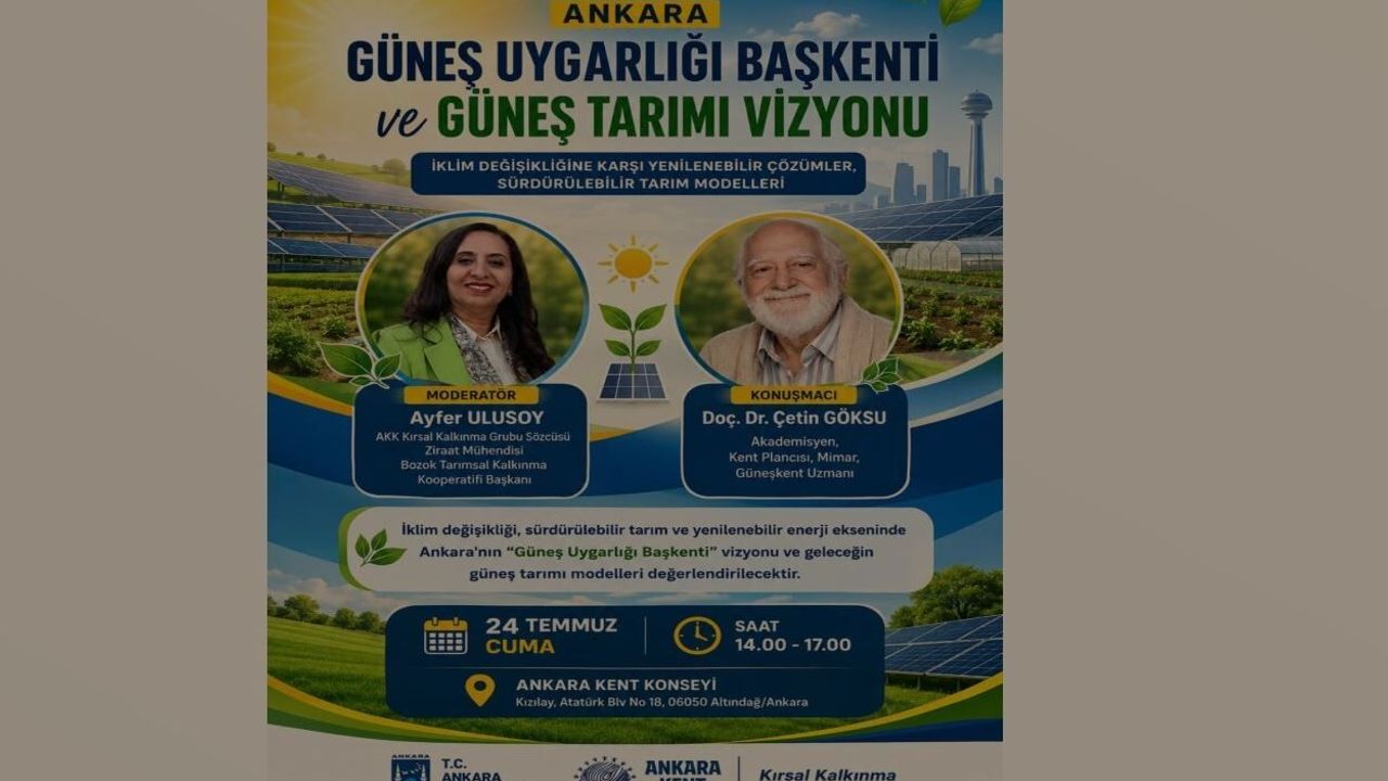 Ankara'nın geleceğine yön verecek iki vizyon projesi ilk kez tanıtılacak