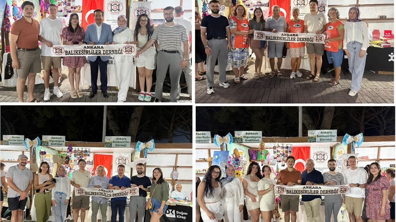 Ankara Balıkesirliler Derneği, Ören Aromaterapi Festivali'ne öğrencileriyle katıldı