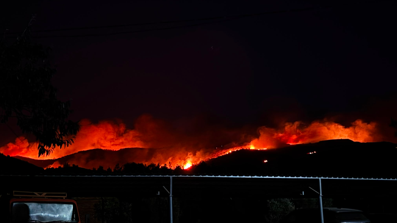 Milas’ta orman yangını ikinci gününde: 1120 kişi tahliye edildi