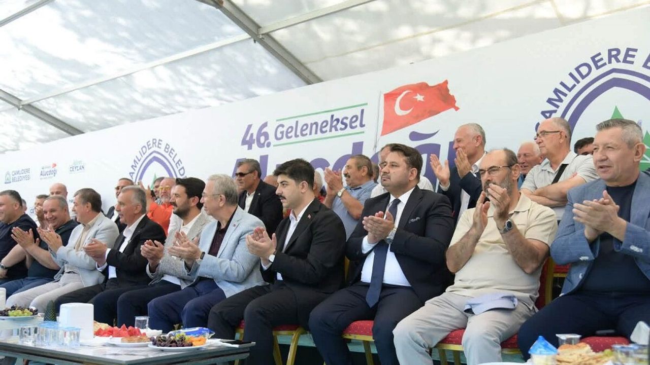 Başkan Selim Çırpanoğlu, Aluçdağı Yağlı Güreşleri Festivali'nde Çamlıderelilerle buluştu