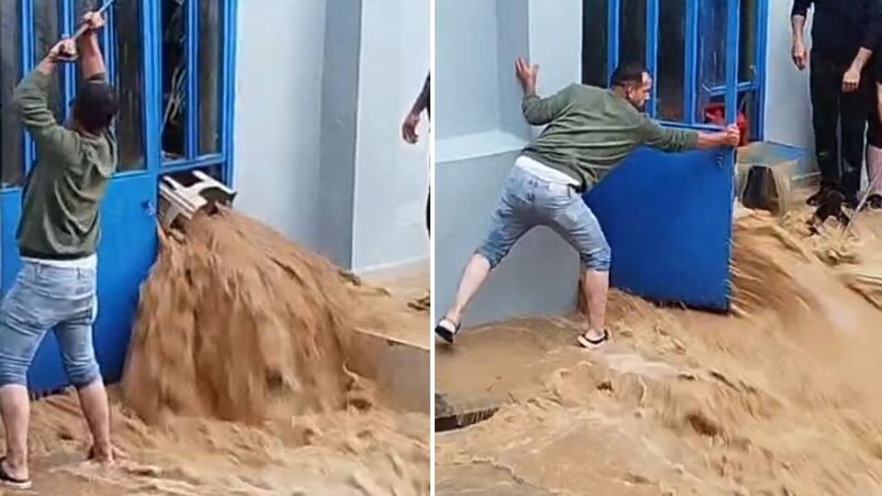 Sağanak Cide'yi vurdu: 150'den fazla ev ve iş yerini su bastı, arı kovanları sele kapıldı