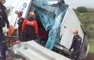 Antalya'da yolcu otobüsü devrildi: Çok sayıda ölü ve yaralı var
