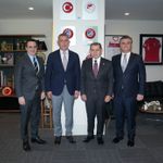 Galatasaray yönetiminden, TFF Başkanı Hacıosmanoğlu'na ziyaret
