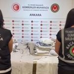 Ankara Esenboğa Havalimanı’nda 31 kilo 620 gram metamfetamin ele geçirildi