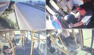 Otobüs şoförü kalp krizi geçirdi, kazayı yolcu önledi