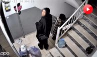 Daire kapısını yoklayan kadınlara kameradan seslendi: 'Kime baktınız, sizi görüyorum'