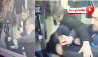 Markette poşet kavgası: Kasiyeri defalarca yumrukladı!