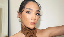 Aybüke Pusat'ın kariyerinde ilk: Çarşaflı görüntülerini paylaştı!