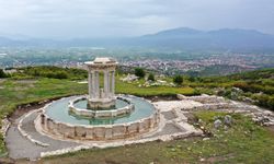 Kibyra'daki anıtsal çeşmeden 1300 yıl sonra yeniden su akıyor