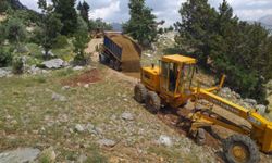 Antalya Akseki’nin yayla yollarına bakım