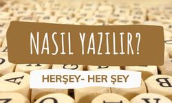 Herşey mi her şey mi? Doğrusu nasıl yazılır?