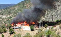 Kastamonu'da 10 ev yandı