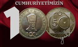 Hazine ve Maliye Bakanlığı Cumhuriyetin 100. yılına özel '5 Türk lirası' hatıra parası bastı