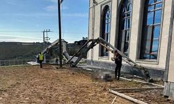 Beton pompasının hortumundaki demir kısmın başına çarptığı işçi hayatını kaybetti