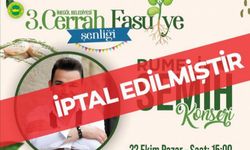 Bursa İnegöl'de konserler iptal edildi