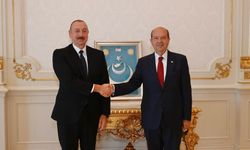 KKTC Cumhurbaşkanı Tatar, Azerbaycan Cumhurbaşkanı Aliyev'le görüştü