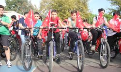 Tekirdağ'da 100. Yıl Cumhuriyet Bisiklet Turu gerçekleştirildi