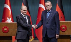 Cumhurbaşkanı Erdoğan, Olaf Scholz ile görüştü