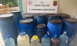 Hatay'da 350 litre sahte içki ele geçirildi