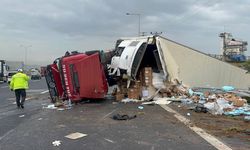Anadolu Otoyolu'nda 3 araç zincirleme trafik kazasına karıştı