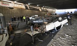 Ankara'da 14 araç zincirleme kazaya karıştı: 7 yaralı