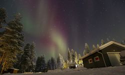 Finlandiya'da büyüleyici Kuzey Işıkları gözlemlendi