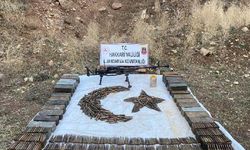 Hakkari'de PKK'lı teröristlere ait silah ve mühimmat ele geçirildi