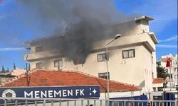 Menemen FK'da yangın korkuttu