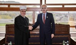 Numan Kurtulmuş, Bosna-Hersek İslam Birliği Başkanı Hüseyin Efendi Kavazoviç ile görüştü