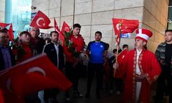Ankara'nın gururu sporculara coşkulu karşılama