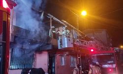 Beykoz'da iki katlı binada yangın