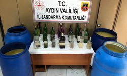 Aydın'da bin 550 litre kaçak şarap ele geçirildi