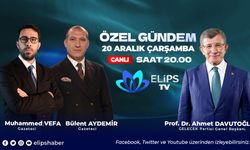 Davutoğlu, Elips TV’nin konuğu oluyor