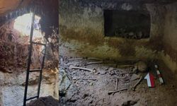 Gaziantep'te ev çöktü, altından Roma dönemine ait mezar çıktı