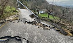 Düzce'de heyelan: 2 köy arasında ulaşım sağlanamıyor