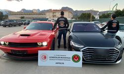 187 milyon liralık 15 kaçak lüks otomobile el koyuldu