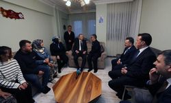 Cumhurbaşkanı Erdoğan, şehit Tunahan Evcin'in ailesine taziye ziyaretinde bulundu