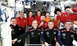 İlk Türk astronot Alper Gezeravcı için ISS'de karşılama töreni
