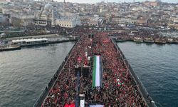 Filistin'e destek yürüyüşü: Bu iş ateşkesle bitmeyecek, Filistin davası devam ettikçe boykota devam edeceğiz